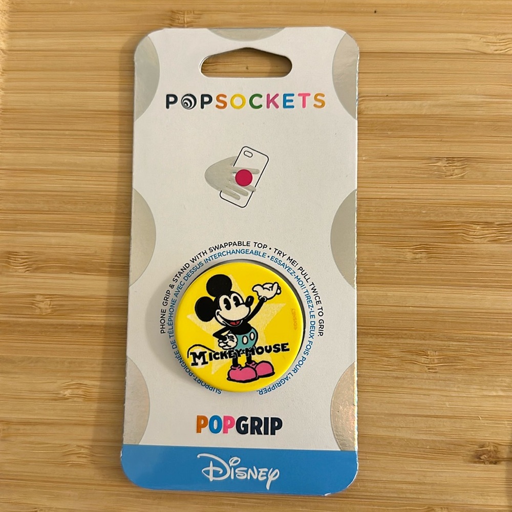Mickey Mouse Disney PopSocket Popgrip Brand New